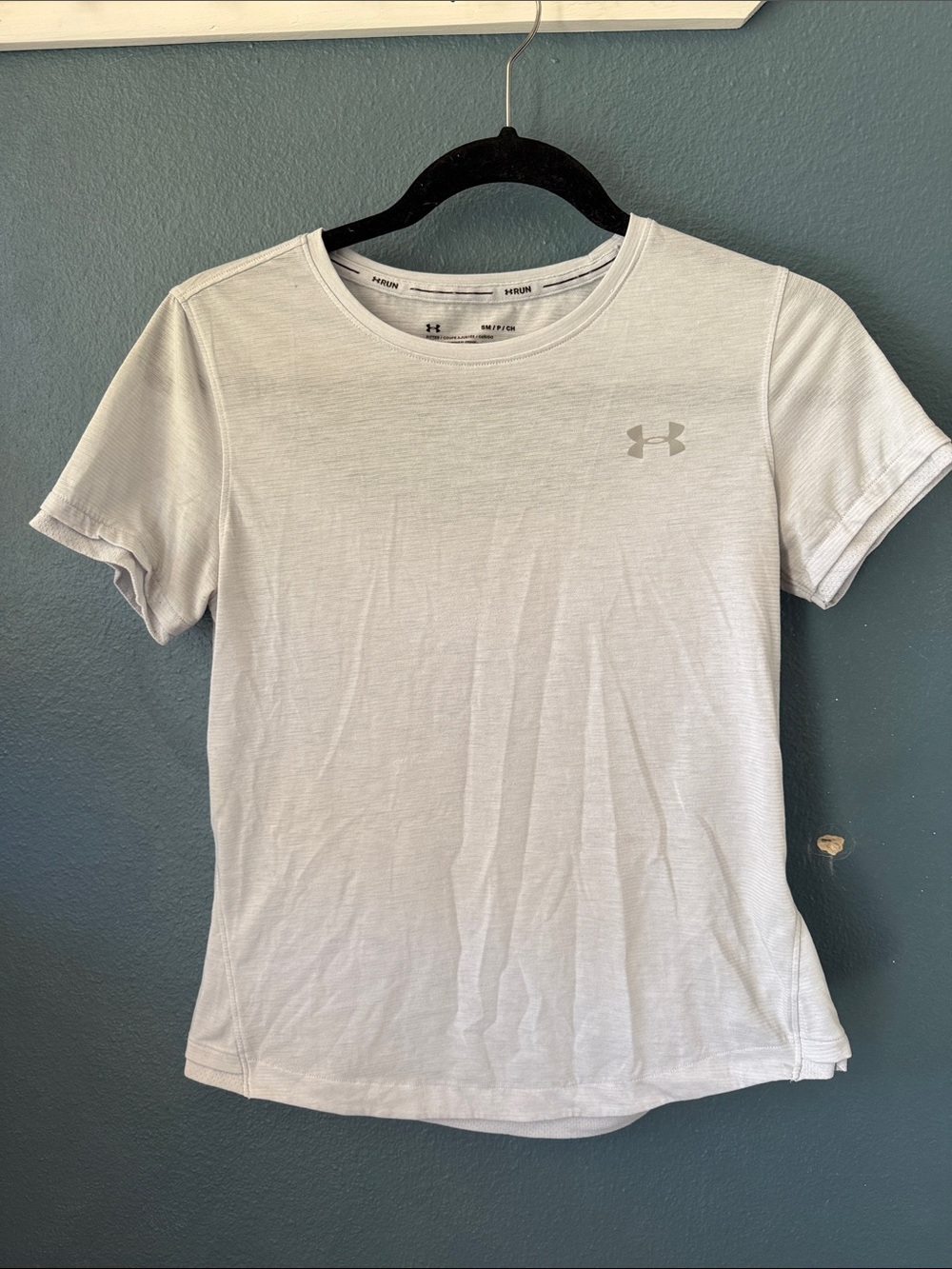 Under Armour Light Gray Performance Crew Tee